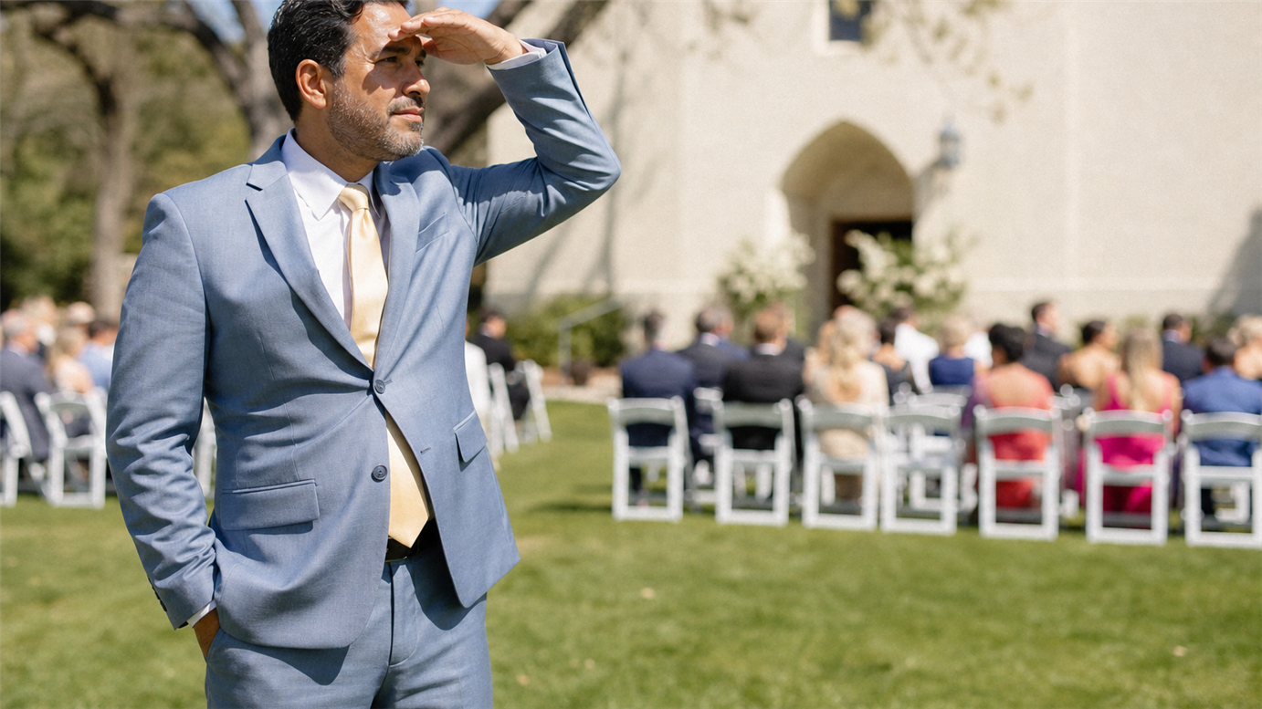 Daytime Wedding Attire for Men: Suits, Colors, Details