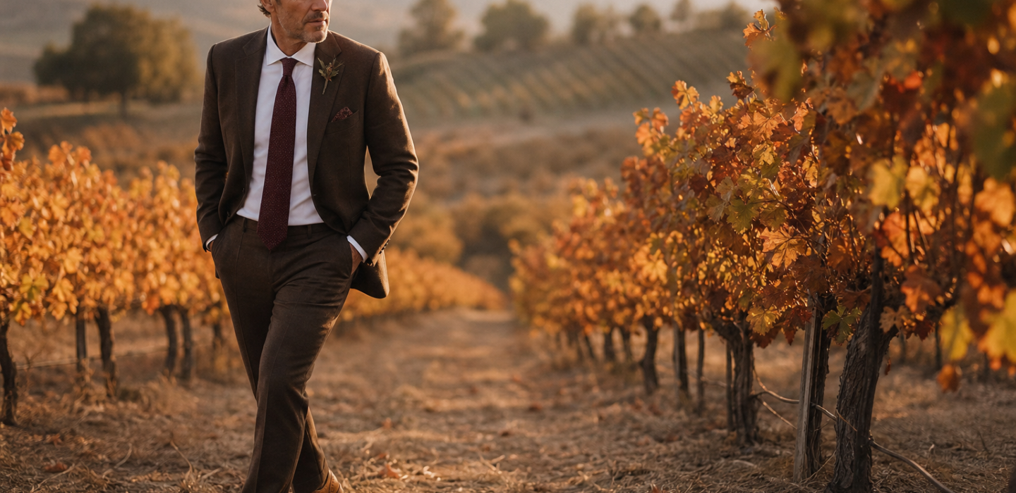 Fall Wedding Attire for Men: Colors, Fabrics, Layers