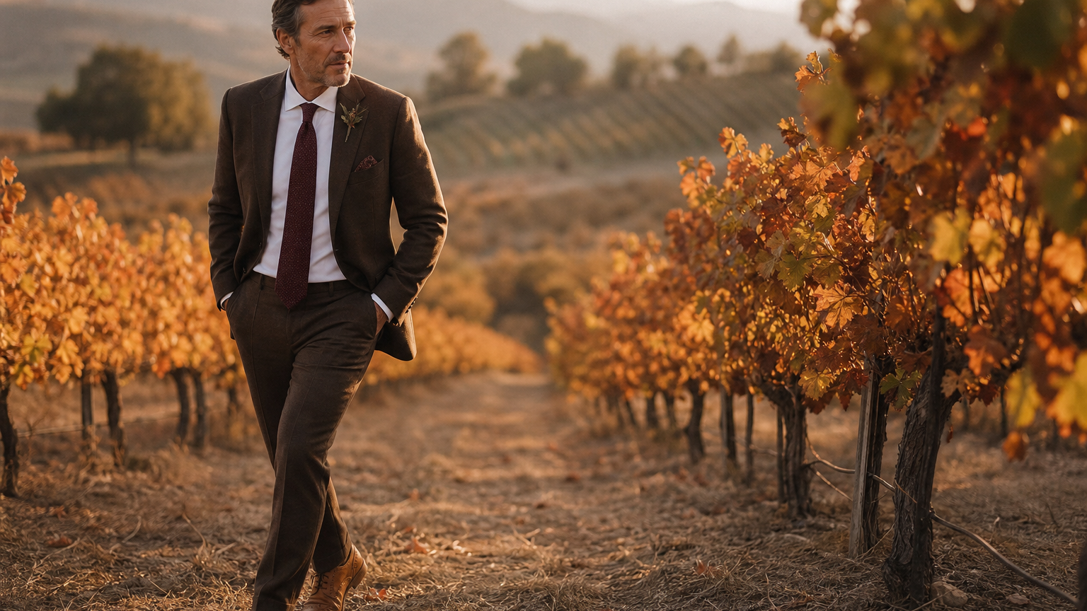 Fall Wedding Attire for Men: Colors, Fabrics, Layers